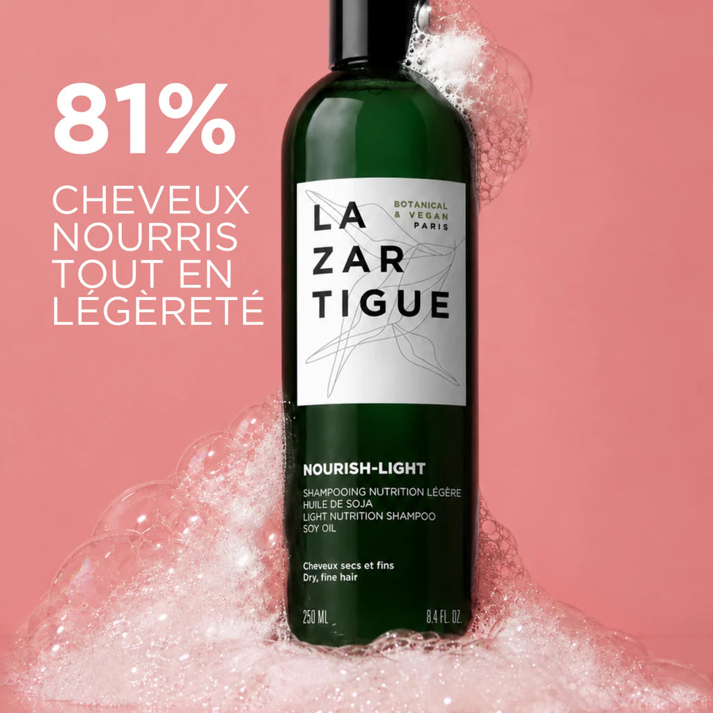 Light nutrition routine Nourishing oil, shampoo & light nourishing mask