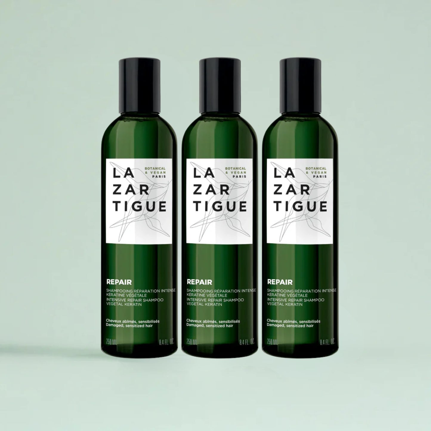 3 X REPAIR SHAMPOO Repairing shampoo for damaged hair