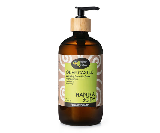 Olive Castile Hand & Body Wash - 500ml 橄欖潔手沐浴乳 - 500ml