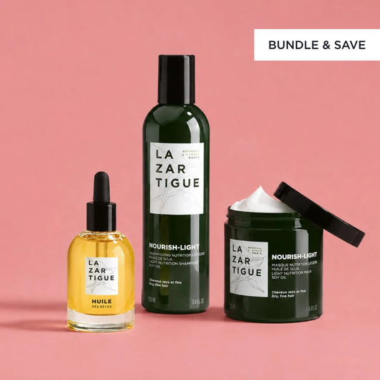 Light Nutrition Routine Nourishing oil, Shampoo & Light Nourishing Mask